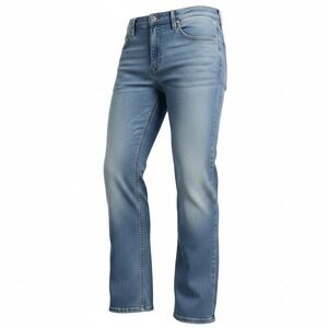 Old Navy Loose Fit Light Wash Denim Jeans Men's 42x30 Blue Wide Leg Cotton